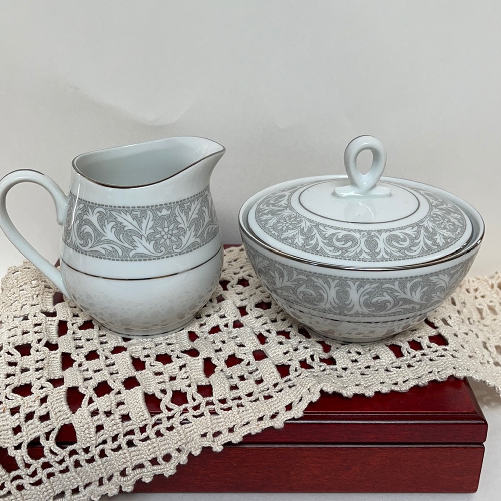 Imperial China Whitney sugar and creamer set